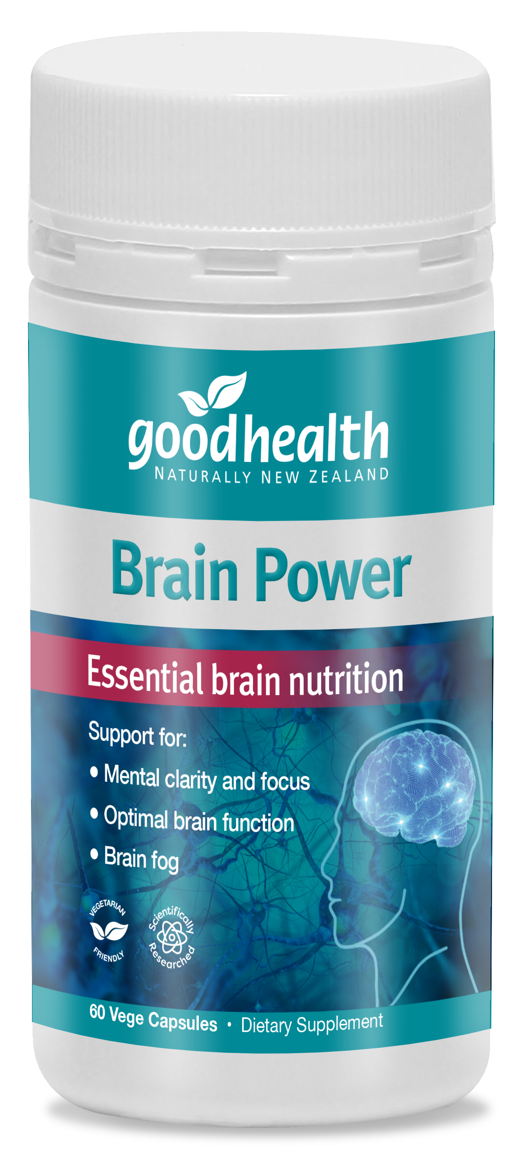 Good Health Brain Power 60 Vege Capsules